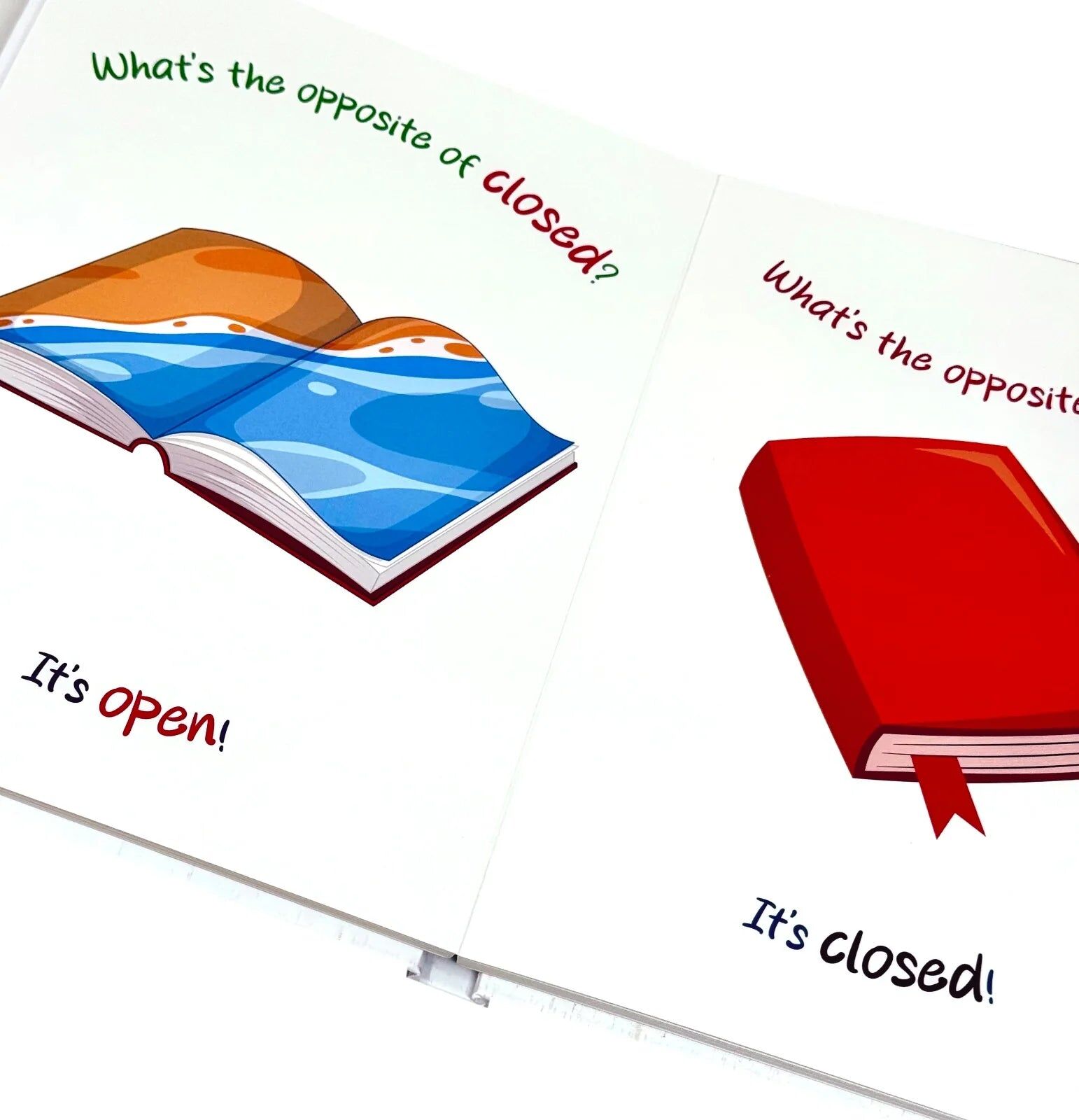 Rupa Publications India What Is The Opposite? by Moonstone - Board Book - Early Learning Opposites Concept Book for Toddlers Ages 2-5 - Durable Gift