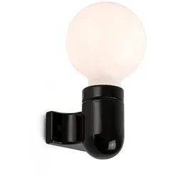 Faro Wandleuchte SERA E27, IP20, schwarz glänzend FAR-62303
