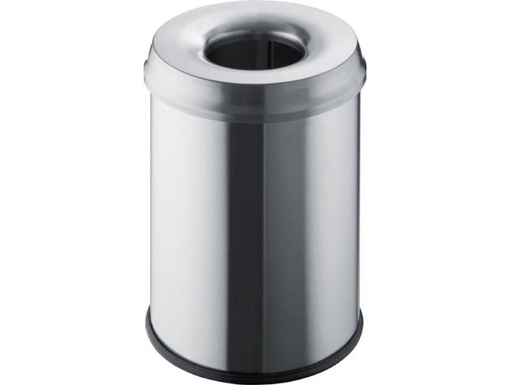 RVS afvalbak 18l met deksel