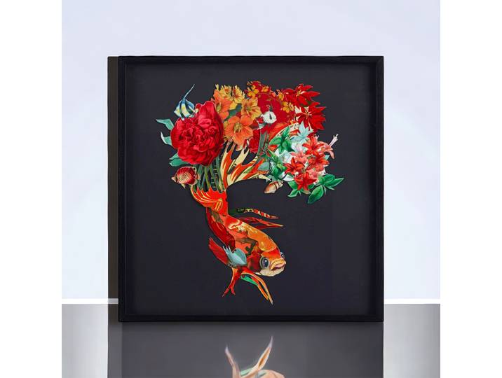 Tableau Décoratif Poisson Asiatique