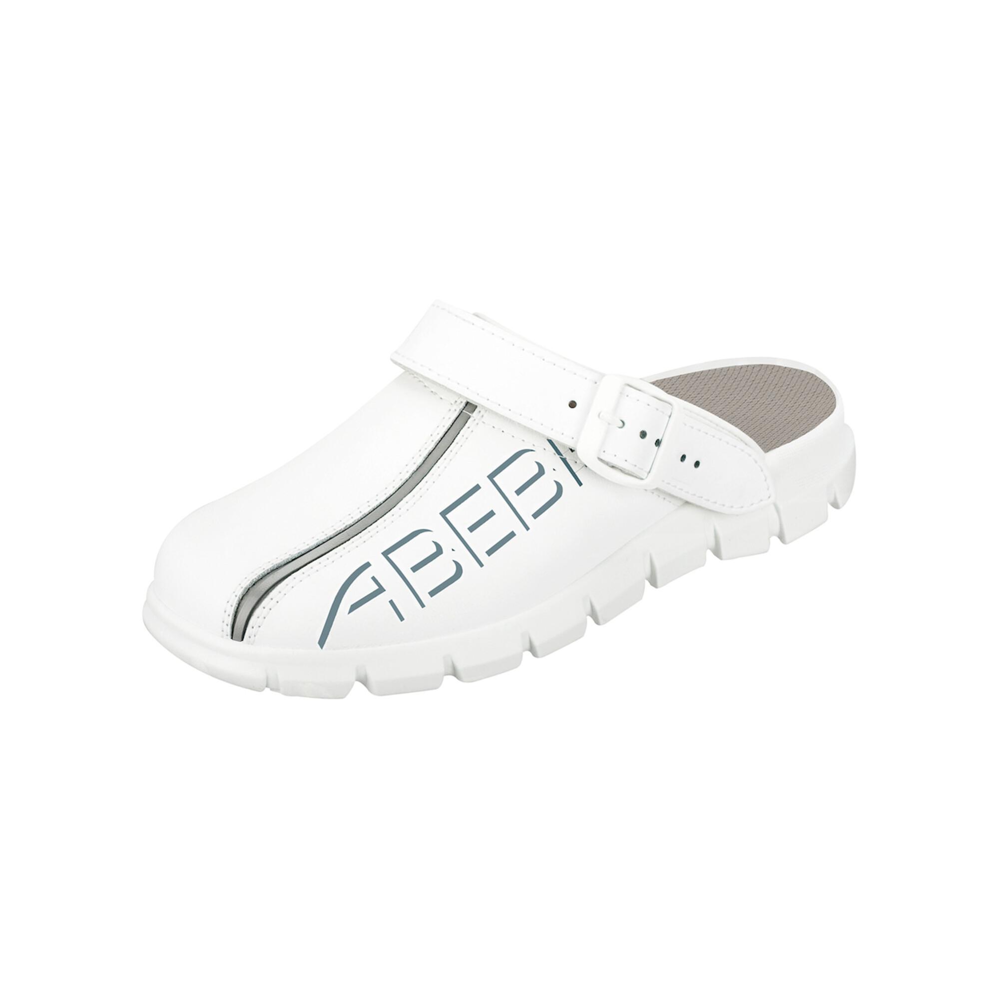 ABEBA Clog 7310, OB FO EA SRC, weiß, Gr. 43 (7310/43)