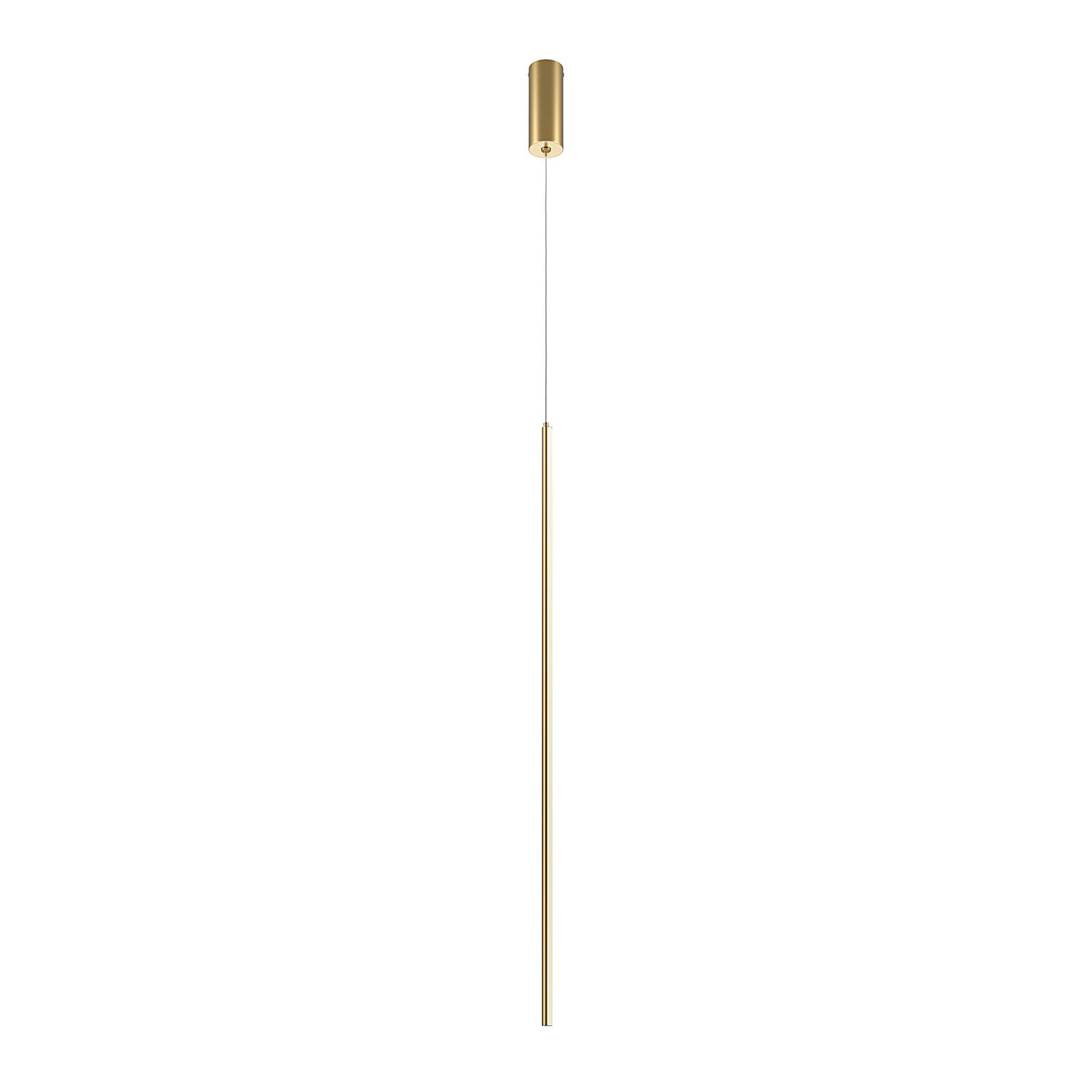 Maytoni Halo minimalist LED-hanglamp in koper/goud met warm wit licht