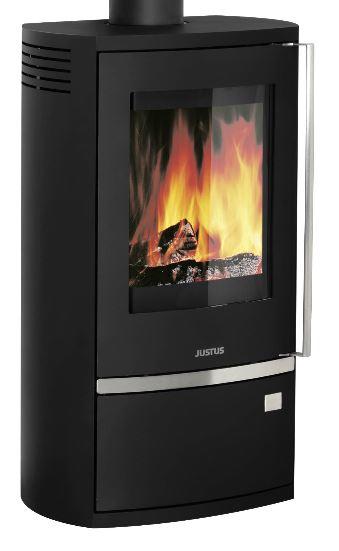 JUSTUSGMBH Reno D Stahl schwarz Dauerbrand, 6 kW 16899958