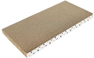 Inspired Finds Double Sided Corrugated Cat Scratching Board Lounge Bed single Flat