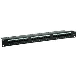 VALUE Cat.6 (Class E) 19-Zoll-Patchpanel, 24P, ungeschirmt, schwarz 26.99.0362