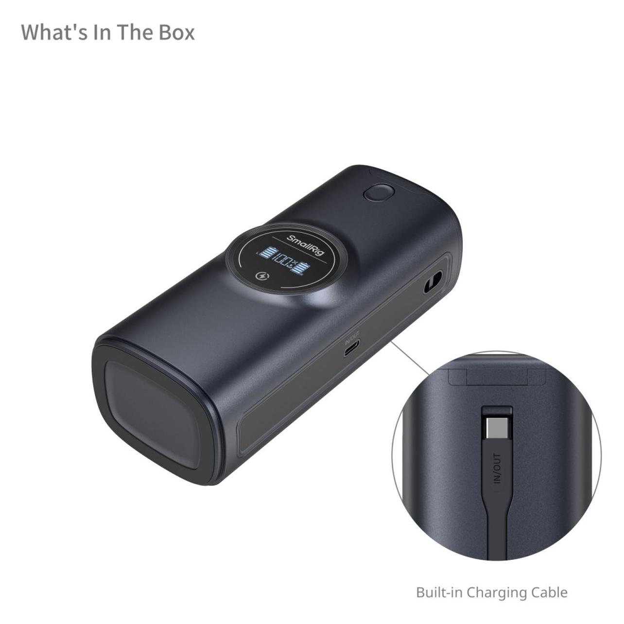 SmallRig 5108 Power Bank Charger Case Kit for Canon LP-E6P / LP-E6NH Camera Batteries (Kamera Akku Ladegerät) (5108)