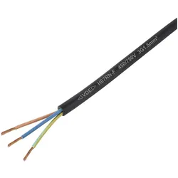 Tru Components, Kabelleitung, TC-11594936 Anschlussleitung H07RN-F 3G 1.50mm2 Schwarz Meterware