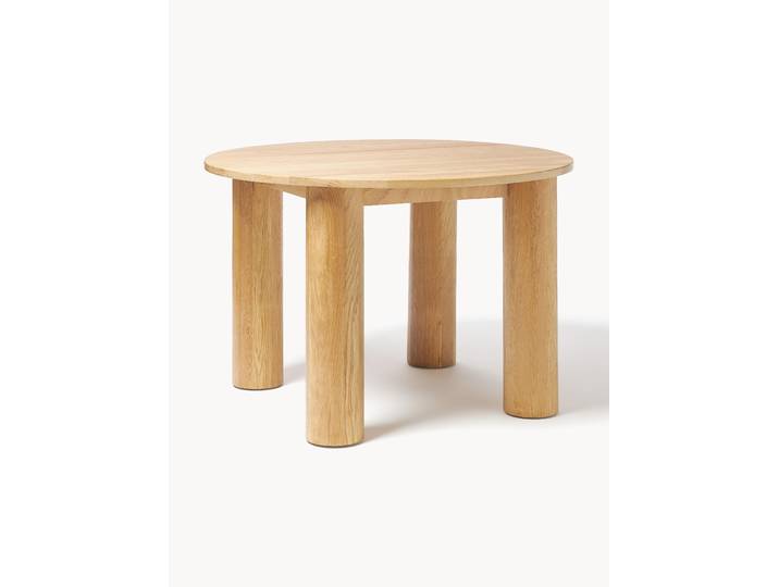 Runder Esstisch Ohana aus Eichenholz, Ø 120 cm