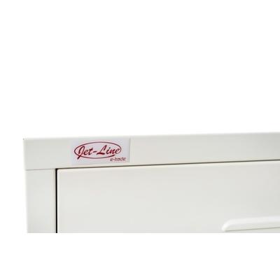 Jet-Line Aktenschrank Garderobenschrank Lagerschrank MINSKOW Spind weiß