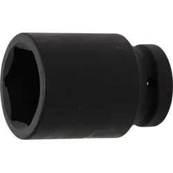 BGS Kraft-Steckschlüssel-Einsatz Sechskant, tief | Antrieb Innenvierkant 25 mm (...