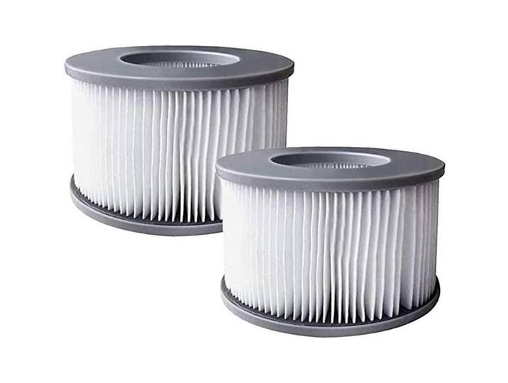 Ersatzfilter 2-teiliges Set für Whirlpools, Grau, Kunststoff, 10.5x10.3x13.9 cm, Freizeit & Co, Pools & Wasserspaß, Poolzubehör