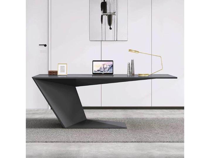 Bureau d'ordinateur Alien au design créatif, table de bureau moderne et minimaliste, mobilier de bureau