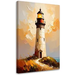 LEINWANDBILD Leuchtturm Landschaft 70x100cm