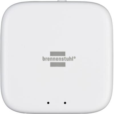 Smart-Home-Station BRENNENSTUHL "Connect Zigbee Gateway GWY CZ 01", weiß, B:6cm H:6cm T:1cm, Smart-Home-Stationen