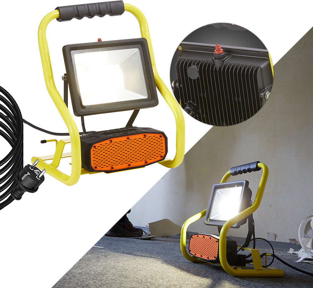 Northpoint LED bouwlamp 30W met Bluetooth-luidspreker, daglichtwit 4000K, IP44