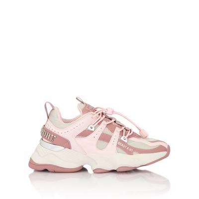 Sneaker PLEIN SPORT "Running-Sneaker", Herren, Gr. 39, Normalschaft, rosa (03, rose, pink), Schuhe Sneaker