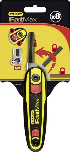 STANLEY Winkelschraubendreher-Set 1.5 mm, 2 mm, 2.5 mm, 3 mm, 4 mm, 5 mm, 6 mm, 8mm 8teilig