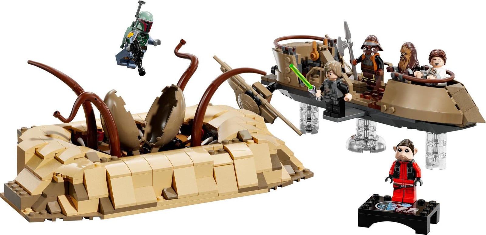 LEGO Star Wars 75396 Woestijnskiff en Sarlacc-put