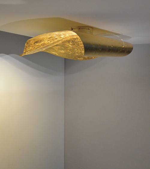 Knikerboker LED-Wand-/Deckenleuchte NON SO! 75x56cm Blattgold Non So! p/pl 75-TO/TO 4053121916671