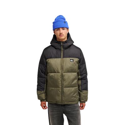 Outdoorjacke QUIKSILVER "Cold Days", Herren, Gr. L, grün (grape leaf), Obermaterial: 100% Polyester., Jacken Outdoorjacke