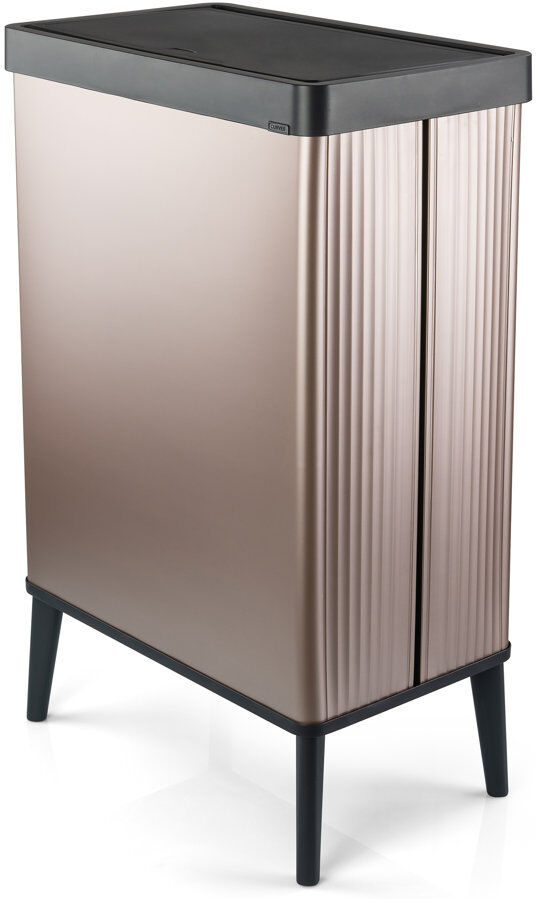 Curver Verto 54 Litre Touch Top Kitchen Bin  Rose 54L