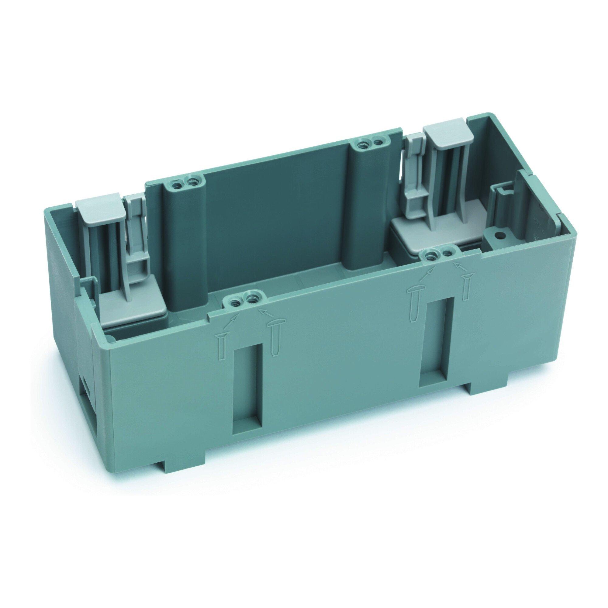 Rehau SIGNA Geräteeinbaudose CEE-/2-fach, grau BRK GD 2CEE gr (6133579)