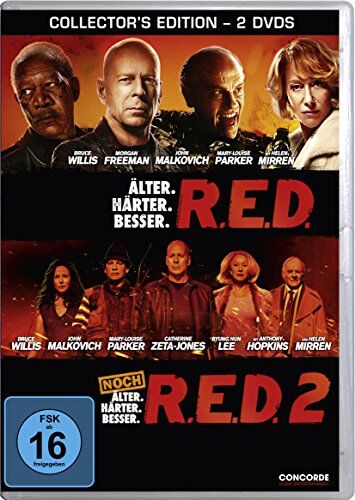 Robert Schwentke - R.E.D. - Älter. Härter. Besser. / R.E.D. 2 - Noch älter. Härter. Besser. [Collector's Edition] [2 DVDs] - Preis vom 09.10.2026 07:28:09 h