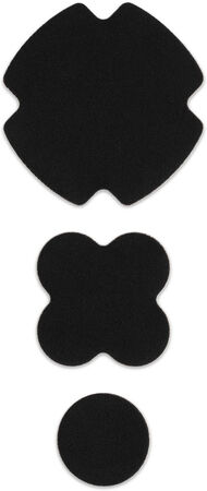 Prym Rub-on Patch STRETCH, Farbe: schwarz, Inhalt: 3 Stück