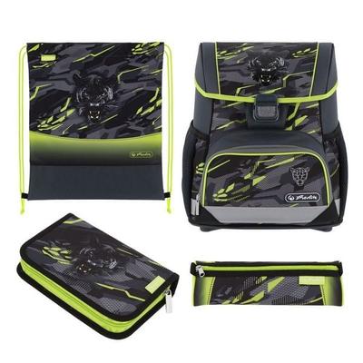 Herlitz Schulranzen Loop Plus, 17 Liter, 900 g, Wild Panther