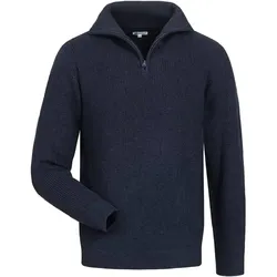 Troyer mit 50% Wolle "HUMMEL"marine - L - Blau