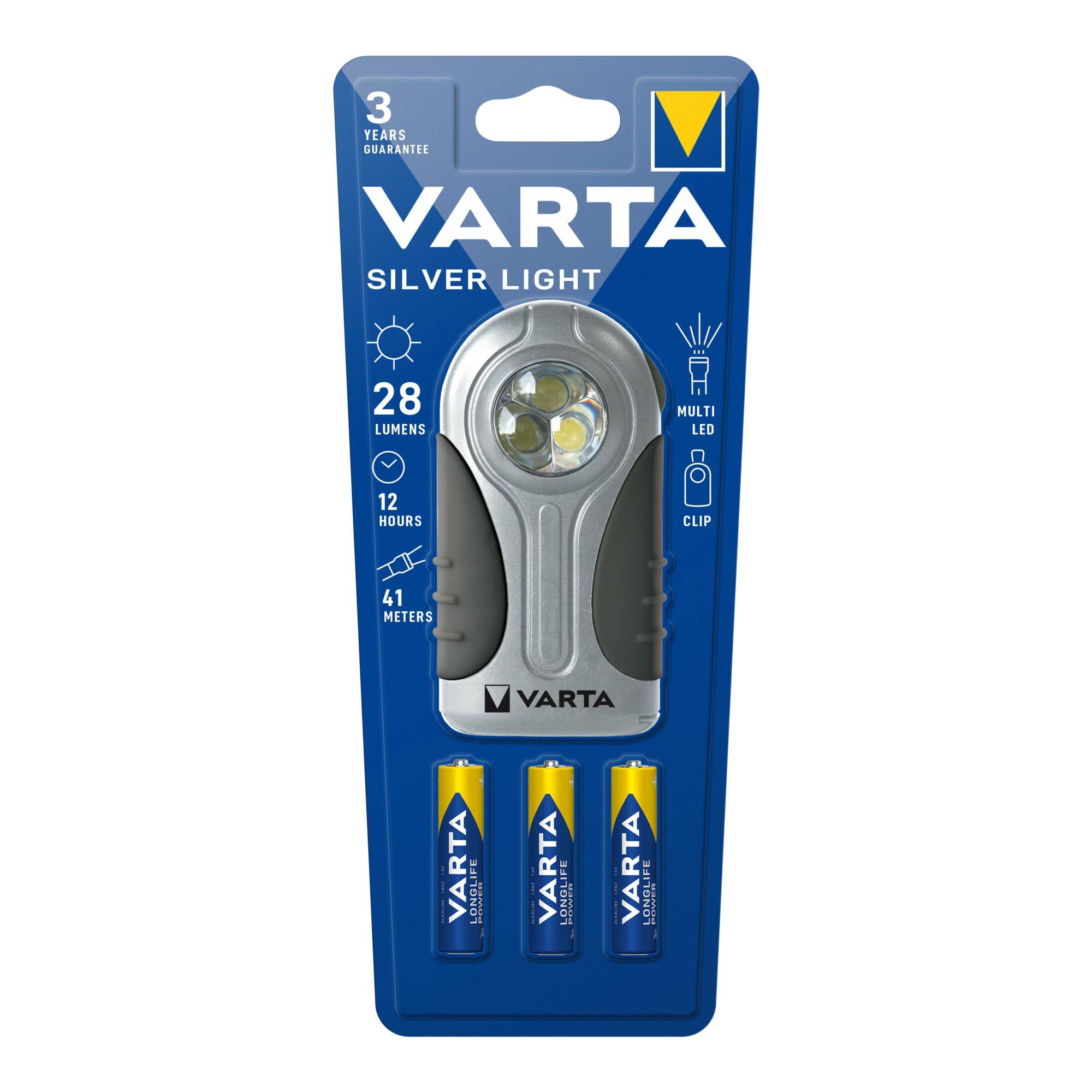 Varta Cons.Varta Leuchte Silver Light inkl. 3AAA 16647 (16647101421)