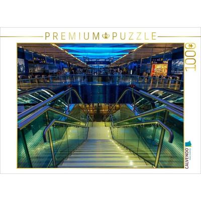 CALVENDO Puzzle Metro Station | 1000 Teile Lege-Größe 64x48cm Foto-Puzzle für glückliche Stunden
