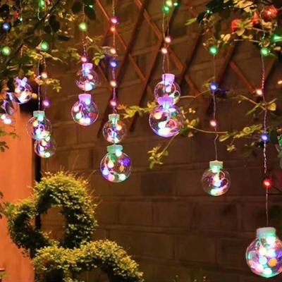 Perfect Picks Market Warm White Ball Wishing Globe Lights Battery Powered String Lights For Bedroom & Party multicolor 12 ball