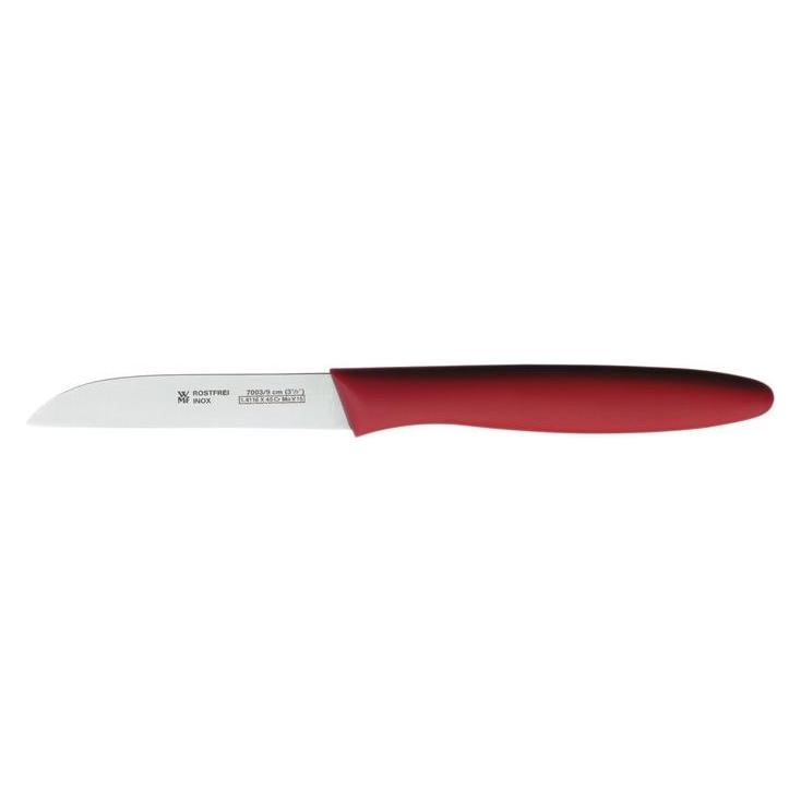 WMF Gemüsemesser Schälmesser 20cm Klingenstahl Kunststoffgriff rot (9 cm) (3201003006)