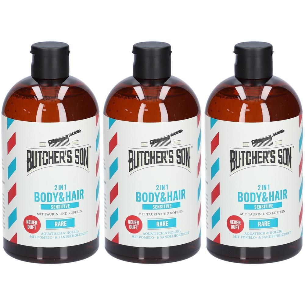 Butcher's Son 2in1 Body & Hair rare sensitive x3 3x420 ml Duschgel