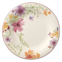 Villeroy & Boch Gourmetteller rund Mariefleur Basic, Teller, Weiss