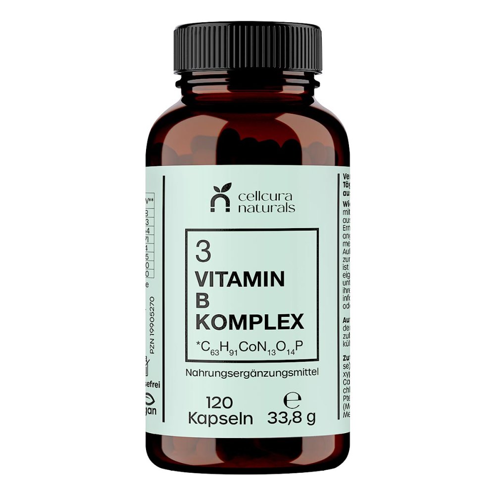 Cellcura Naturals GmbH Cellcura Naturals Vitamin B Komplex Vegan Kapseln 19905270