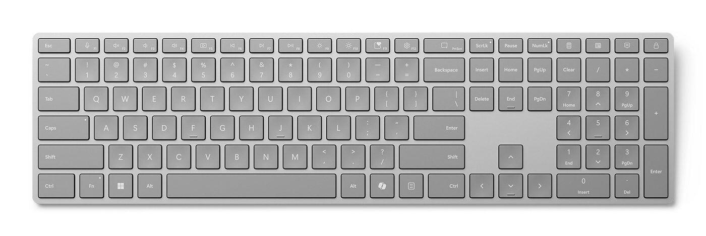 Microsoft Surface Keyboard 2nd Edition Tastatur grau EP2-04150