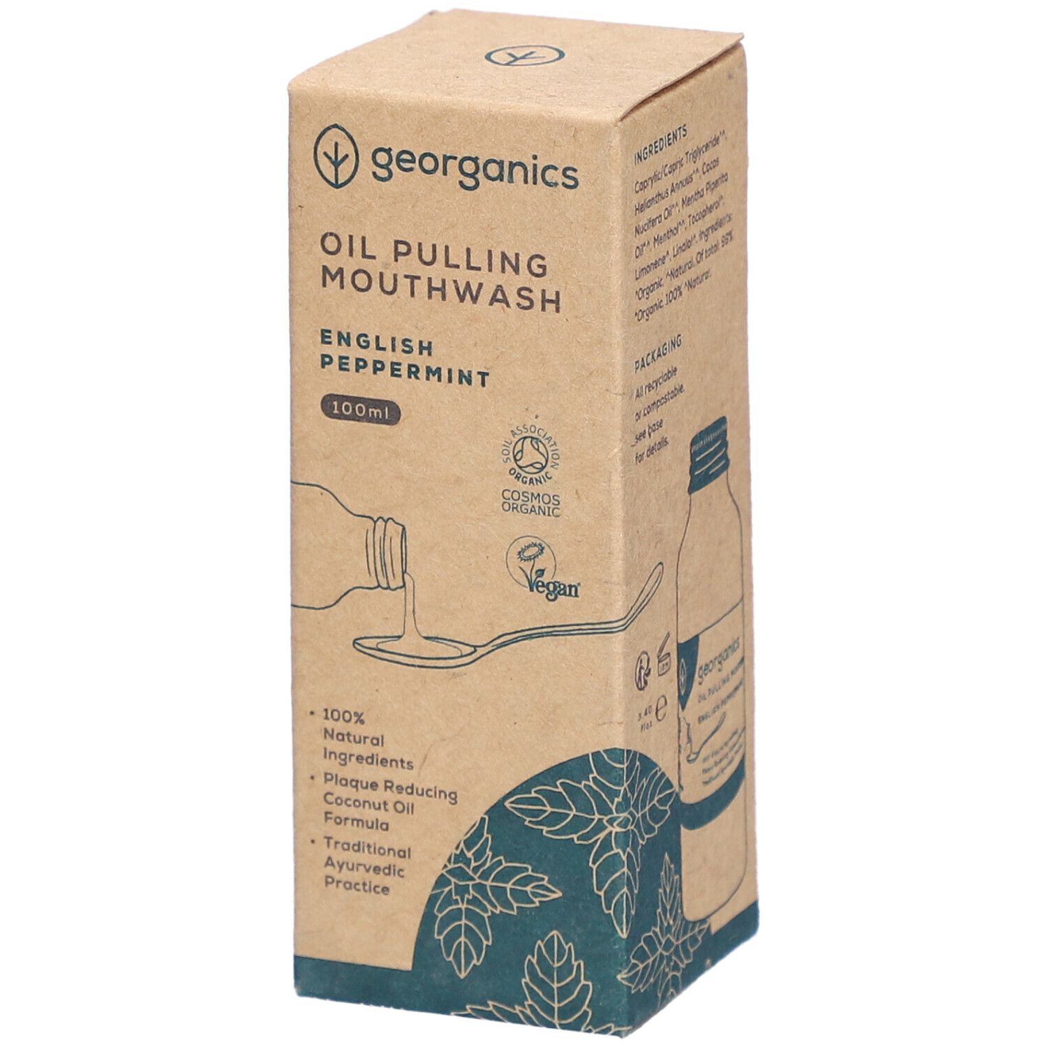 Georganics Mwae OEL Pfefferm 100 ml Mundwasser
