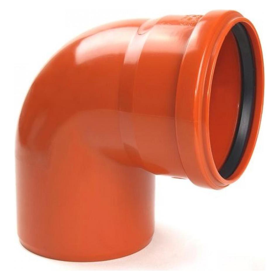 Wavin Outdoor sewer elbow, d, 160, 90 * (22763929)