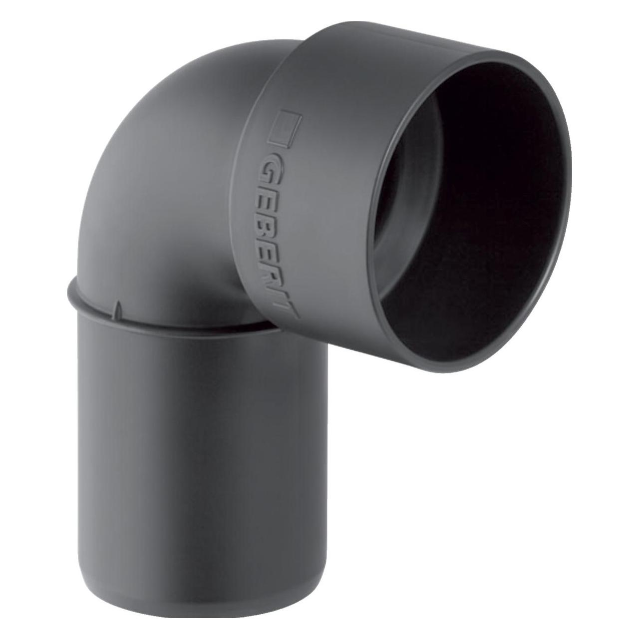 Geberit Vertriebs GmbH Silent-PP Anschlussbogen 90Grad DN40 / 46mm (390.183.14.1)