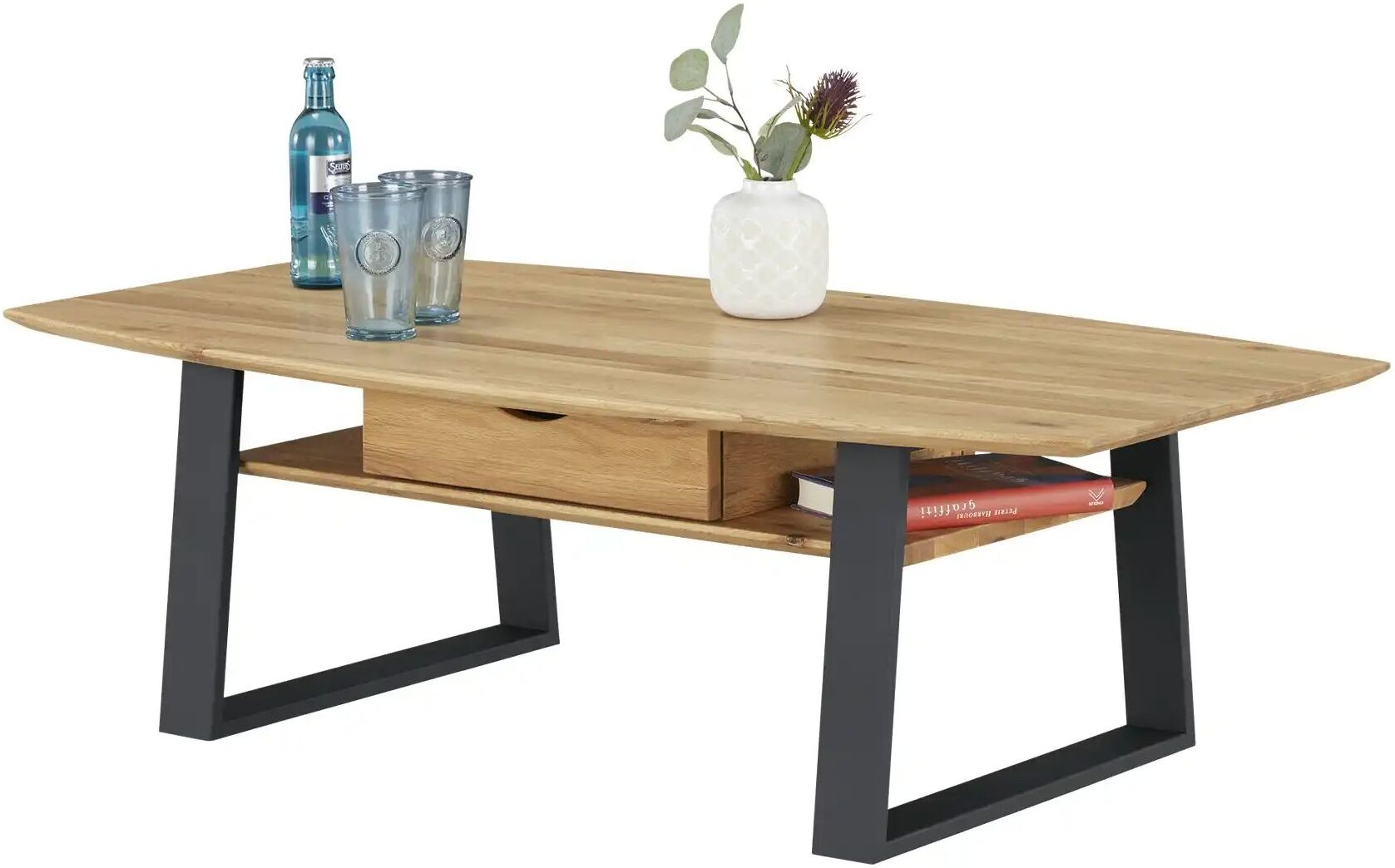 Höffner Couchtisch  Lungo ¦ holzfarben ¦ Maße (cm): B: 60 H: 35