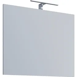 VCM Badspiegel rahmenlos   Wandspiegel   schlankes Design   Maße ca. H. 40 x B. 80 x T. 2 cm   Wandspiegel – Badinos