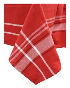 IH Casa Decor French Border Tablecloth (60 X 90) (Red)