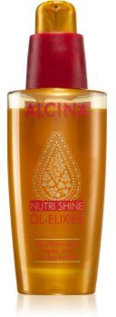 Alcina Nutri Shine óleo para cabelo brilhante e elegante 50 ml. Nutri Shine