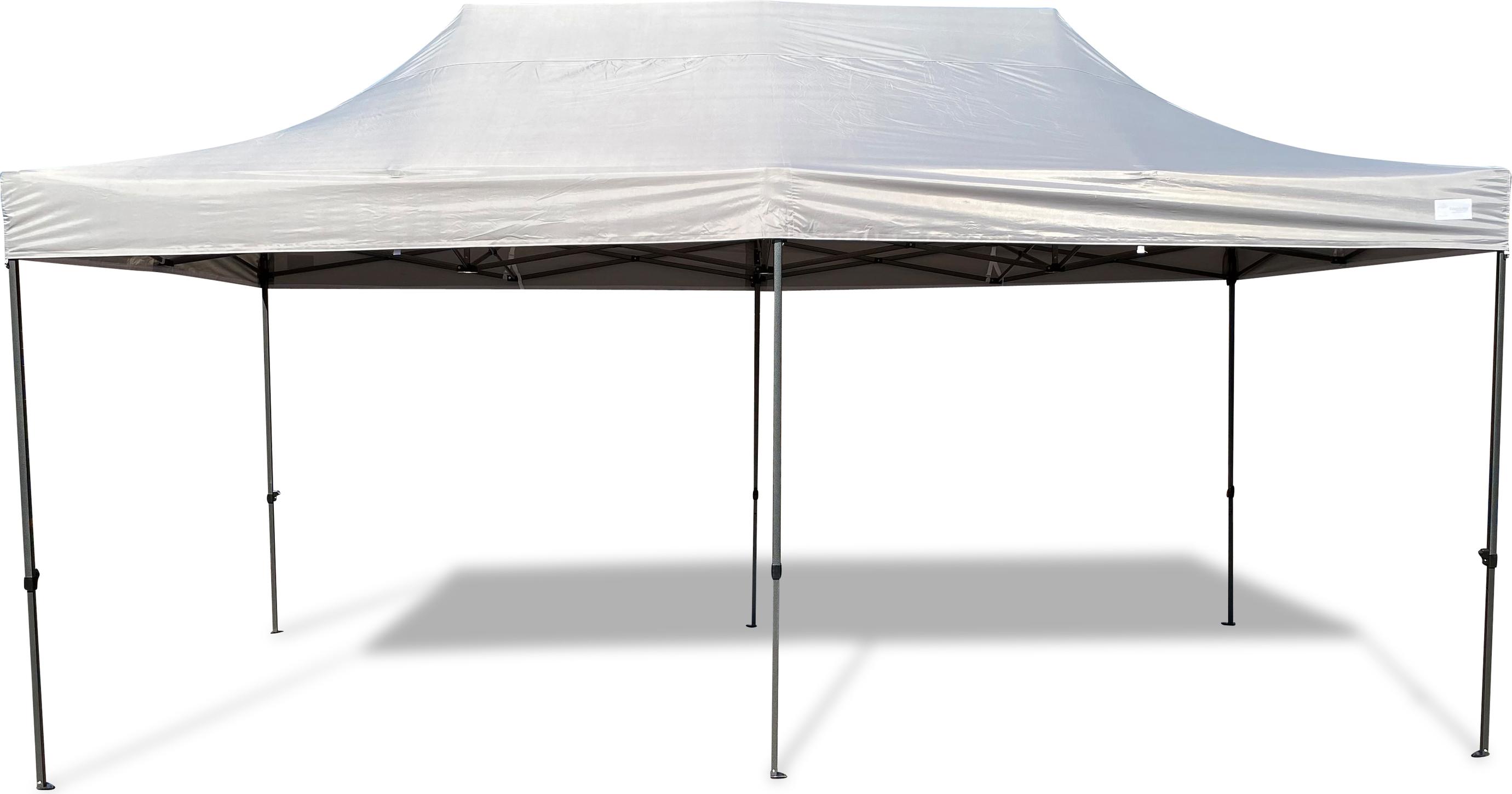 Grasekamp Faltpavillon 3x6m Modena Grau extra starkes Gestell