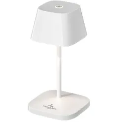 NEAPEL NANO Akku-Tischleuchte – kleine LED Designlampe für Garten & Zuhause weiß...