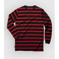 Loose Riders Austin Black Long Sleeve Tech Tee red Gr. S
