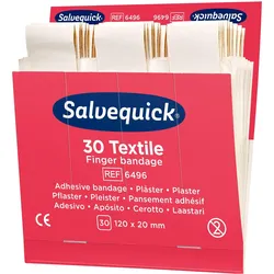Salvequick, Pflaster, Fingerverband elastisch Refill 6496 (30x)
