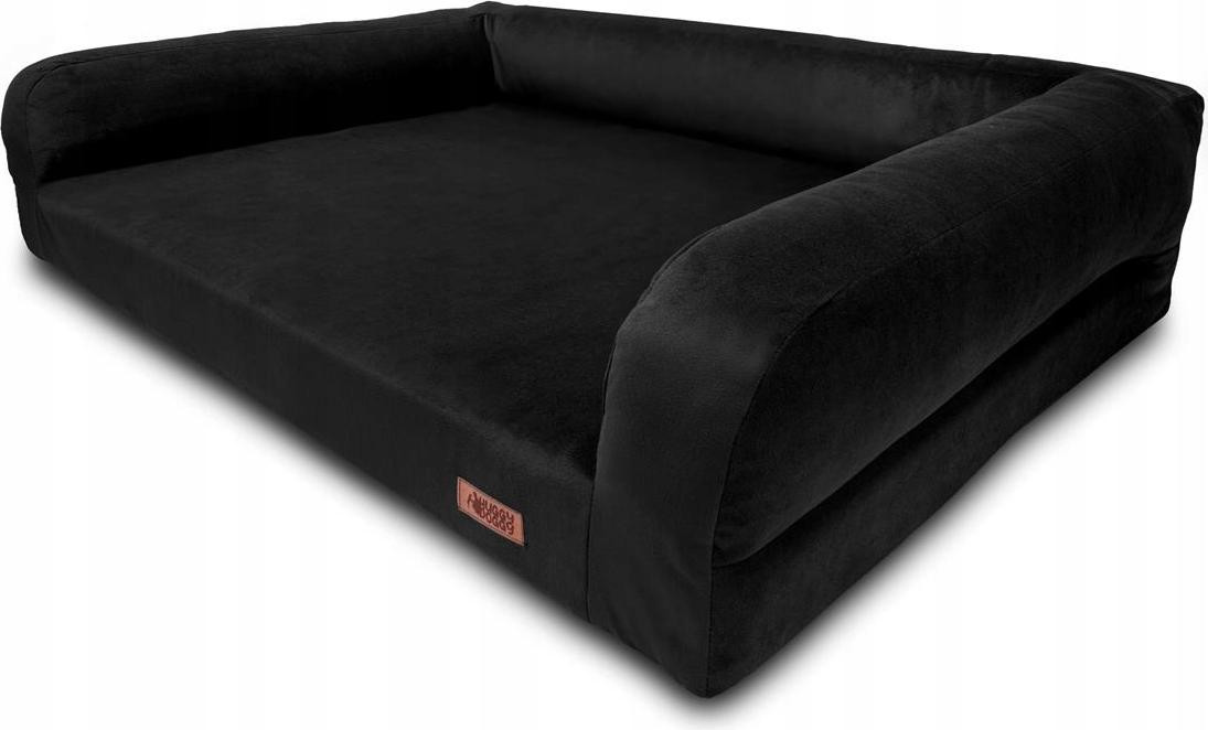 HUGGY DOGGY XXL Orthopedisch Hondenbed voor grote rassen, zwart
